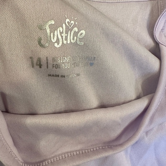 Justice 3 piece set jumper tank and blouse size 14 - Picture 14 of 14